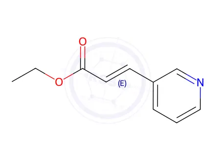 Chemical structure of Ethyl 3-(3-Pyridyl)acrylate