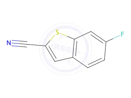 Chemical structure of 6-Fluorobenzo[b]thiophene-2-carbonitrile