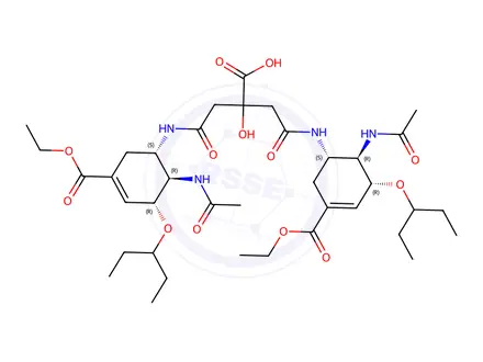 Chemical structure of Oseltamivir Impurity 74