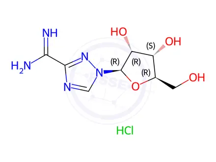 Chemical structure of Viramidine Hydrochloride
