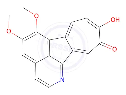 Chemical structure of pareirubrine B