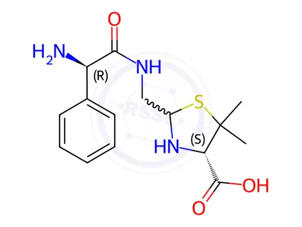 Chemical structure of Ampicillin EP Impurity F (Bacampicillin EP Impurity C) (Mixture of Diastereomers)