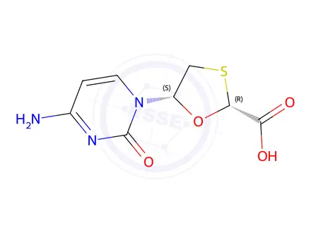 Chemical structure of Lamivudine EP Impurity A (2R,5S-Isomer)