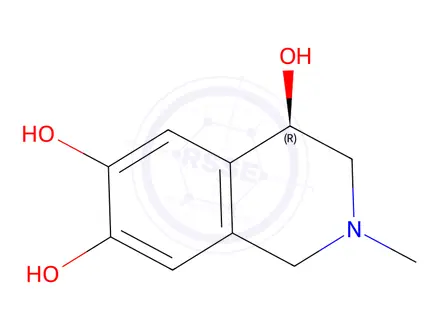 Chemical structure of (R)-2-Methyl-1,2,3,4-tetrahydroisoquinoline-4,6,7-triol