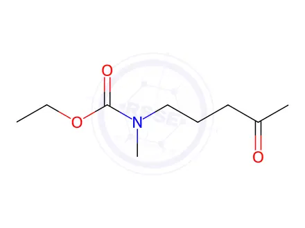 Chemical structure of Carbamic acid, methyl(4-oxopentyl)-, ethyl ester (9CI)