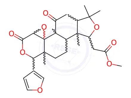 Chemical structure of Nomilin Impurity 43