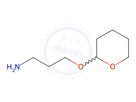 Chemical structure of 3-((Tetrahydro-2H-pyran-2-yl)oxy)propan-1-amine