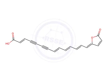 Chemical structure of Xerulinic acid
