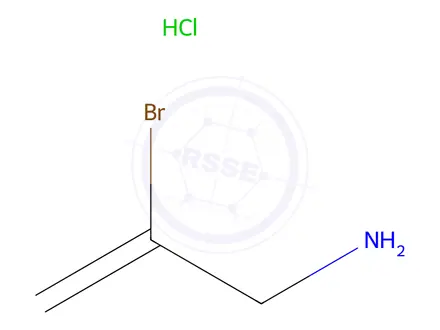 Chemical structure of 2-Bromoprop-2-en-1-amine hydrochloride