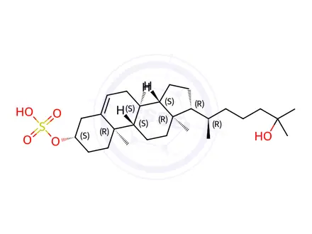 Chemical structure of 25-hydroxycholesterol-3-sulfate