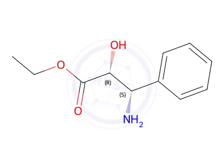 Chemical structure of Ethyl (2R,3S)-3-amino-2-hydroxy-3-phenylpropanoate