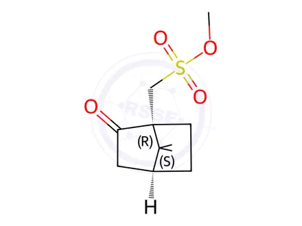 Chemical structure of (R,S)-Camphorsulfonic acid Methyl Ester
