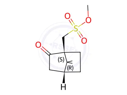 Chemical structure of (S,R)-Camphorsulfonic acid Methyl Ester