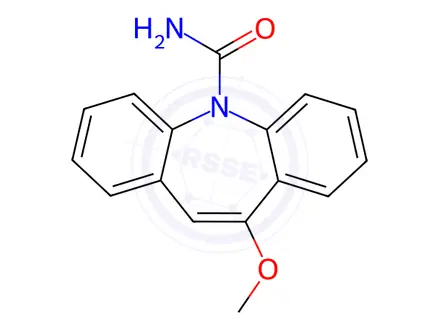 Chemical structure of Oxcarbazepine Impurity 1 (28721-09-7)