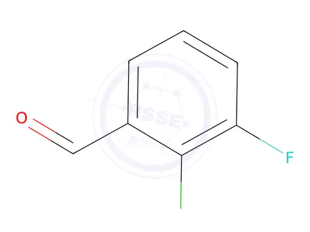 Chemical structure of 2-Chloro-3-fluorobenzaldehyde