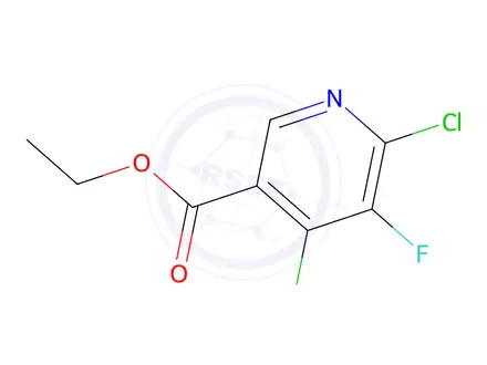 Chemical structure of Ethyl 4,6-Dichloro-5-fluoronicotinate