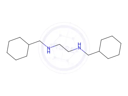 Chemical structure of N1,N2-Bis(cyclohexylmethyl)ethane-1,2-diamine