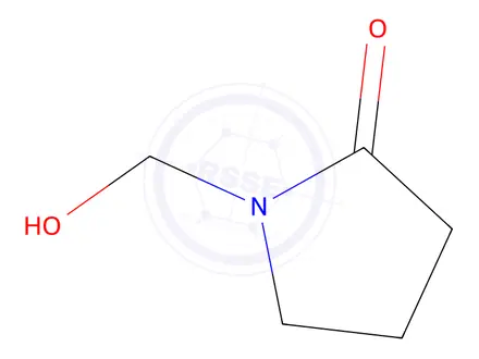 Chemical structure of (HYDROXYMETHYL)-2-PYRROLIDINONE