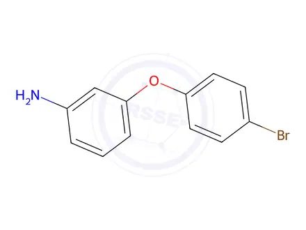 Chemical structure of 3-(4-Bromophenoxy)aniline