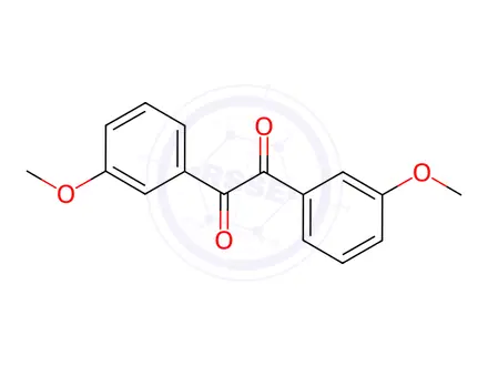 Chemical structure of 3,3'-Dimethoxybenzil