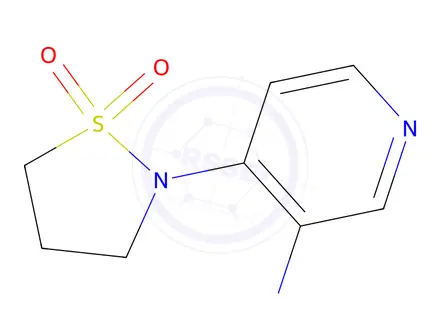 Chemical structure of 2-(3-Aminopyridin-4-yl)-1lambda6,2-thiazolidine-1,1-dione