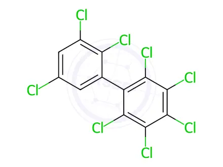 Chemical structure of PCB 198