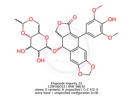 Chemical structure of Etoposide Impurity 50