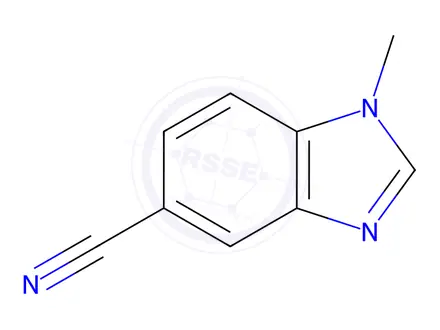 Chemical structure of 5-Cyano-1-methylbenzoimidazole
