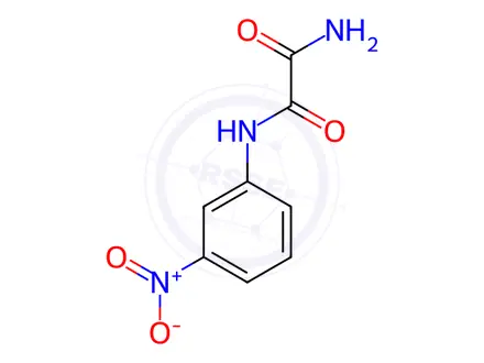 Chemical structure of N-(3-nitrophenyl)ethanediamide