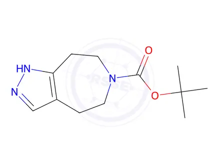 Chemical structure of Tert-Butyl 4,5,7,8-Tetrahydropyrazolo[3,4-D]Azepine-6(1H)-Carboxylate