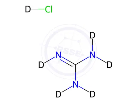 Chemical structure of Guanidine-d5 Hydrochloride-d