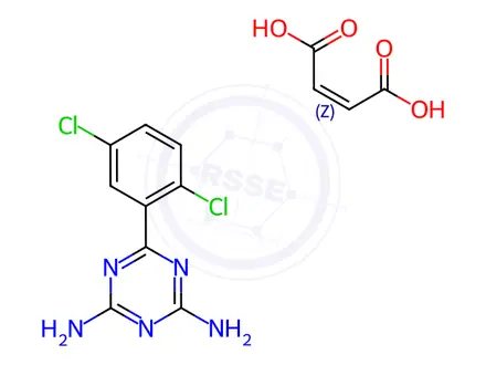 Chemical structure of Irsogladine Maleate