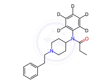 Chemical structure of Fentanyl-d5