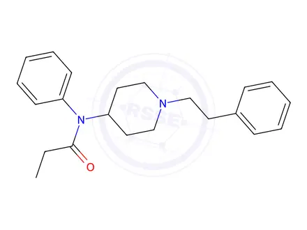 Chemical structure of Fentanyl-* narc (Y0001985)