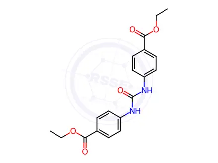 Chemical structure of Diethyl4,4`-(carbonylbis(azanediyl))dibenzoate