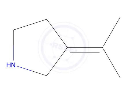 Chemical structure of 3-(Propan-2-ylidene)pyrrolidine