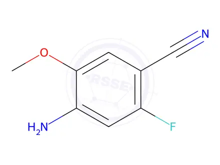 Chemical structure of 4-Amino-2-fluoro-5-methoxybenzonitrile