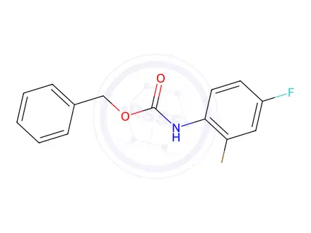 Chemical structure of Benzyl (2-bromo-4-fluorophenyl)carbamate