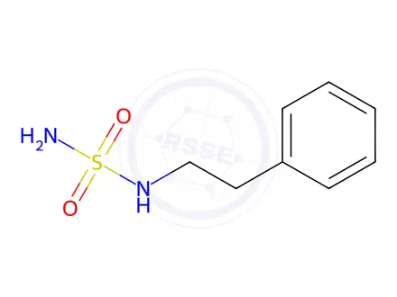 Chemical structure of 2-(sulfamoylamino)ethylbenzene
