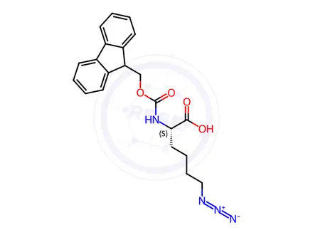 Chemical structure of Fmoc-L-Azidolysine