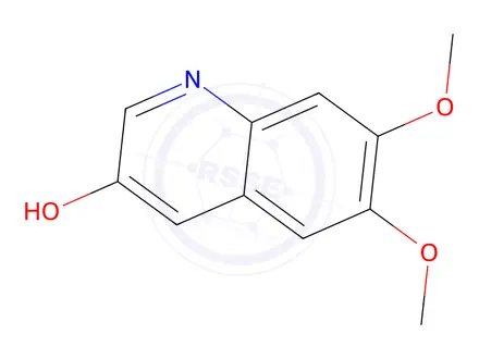 Chemical structure of 6,7-Dimethoxyquinolin-3-ol