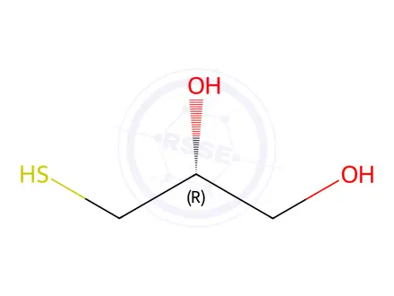 Chemical structure of (2R)-3-Mercapto-1,2-Propanediol