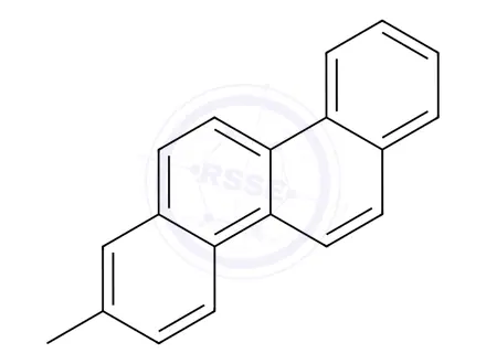 Chemical structure of 2-Methylchrysene