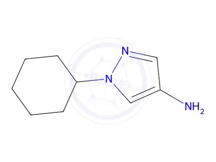Chemical structure of 1-Cyclohexyl-1H-pyrazol-4-amine