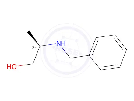 Chemical structure of (2R)-2-(benzylamino)propan-1-ol