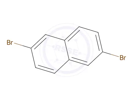 Chemical structure of 2,6-Dibromonaphthalene