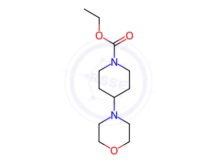 Chemical structure of Ethyl 4-morpholinopiperidine-1-carboxylate