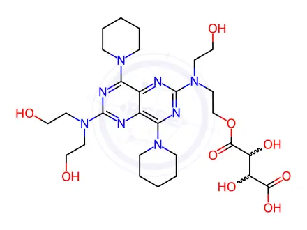 Chemical structure of Dipyridamole Impurity I