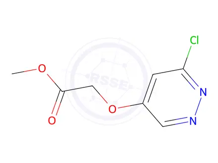 Chemical structure of Methyl 2-((6-chloropyridazin-4-yl)oxy)acetate
