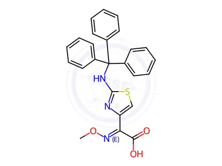 Chemical structure of Triphenylmethyl Ceftiofur Oxime